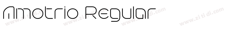 Amotrio Regular字体转换 Amotrio Regular字体转换